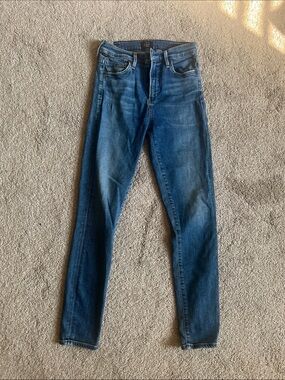 Citizens of Humanity Rocket High Rise Skinny Jeans 25 Made USA Blue